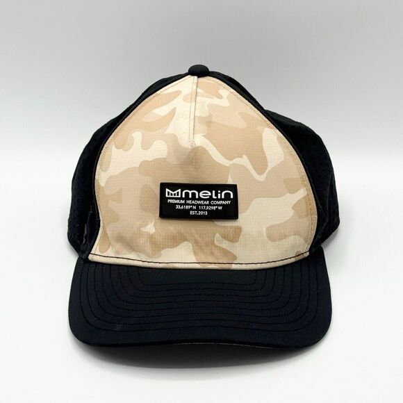 Melin Other - Melin Odysea Stacked Hydro Snapback Hat in a Sand/Brick Colorway 56-60cm